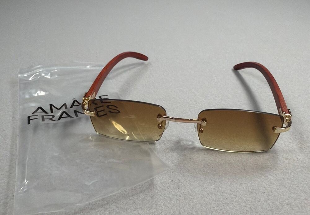 Amàre Frames Cali Mocha Brown Sunglasses